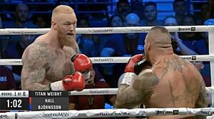 MEGAWEIGHT BOXING Thor Björnsson defeats Eddie Hall KEEP FIT KINGDOM