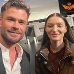 CHRIS HEMSWORTH AND NATALIA BEDNARZ KEEP FIT KINGDOM IN NYC