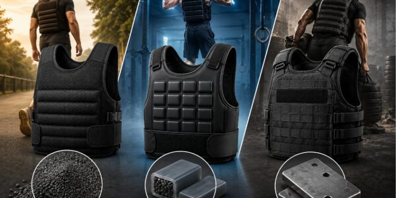 Iron Sand vs. Silicone-Iron vs. Solid Iron Blocks: A Weighted Vest Materials Guide